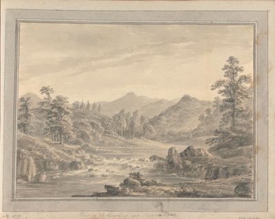 Views in England, Scotland and Wales: View on the Brathay near Clappensgate by Amos Green