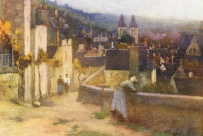 Chinon from the Castle by Amy B. Atkinson