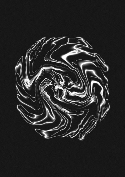 Electric Liquid Swirl by Amy Louise Baker