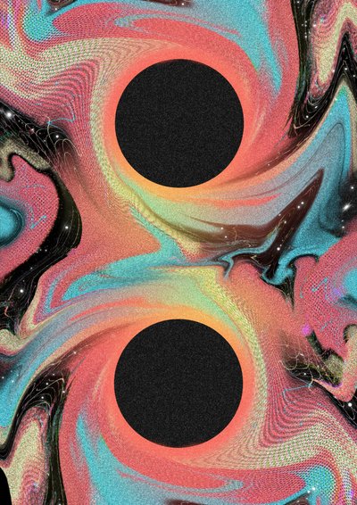 Vibrant Swirling Vortex by Amy Louise Baker