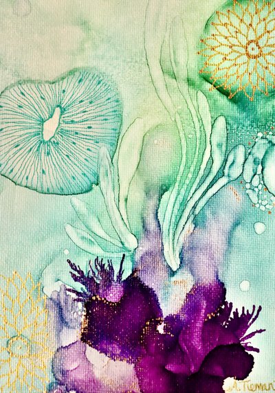 Vibrant Underwater Reef by Amy Tieman