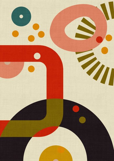 Mid Century Cirque 3 by Ana Rut Bre