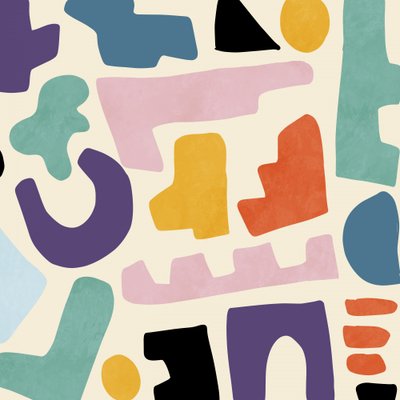 Pattern3 Mid Colorful 2 Large by Ana Rut Bre