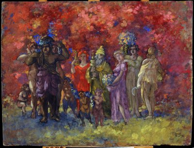 Autumn. Allegory by Anatoli Afanasyevich Arapov