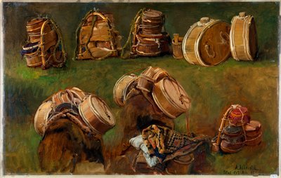 Study of Pack Saddles and other Objects by Anders Askevold