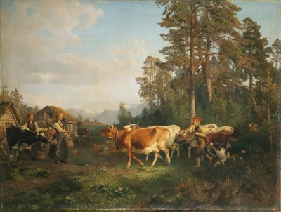 Landscape with Cows by Anders Askevold