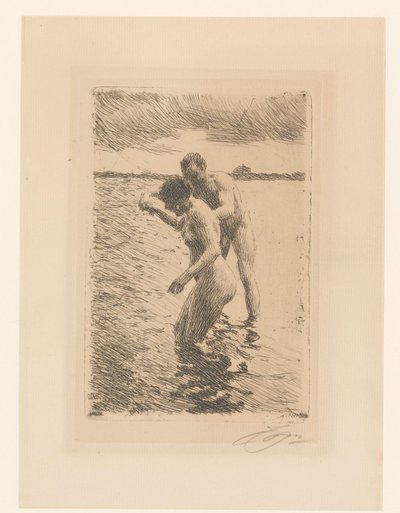 The Pilot by Anders Leonard Zorn (signed by artist)