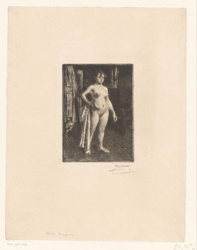 The Venus of La Villette by Anders Leonard Zorn (signed by artist)