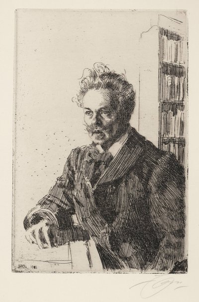 August Strindberg by Anders Leonard Zorn