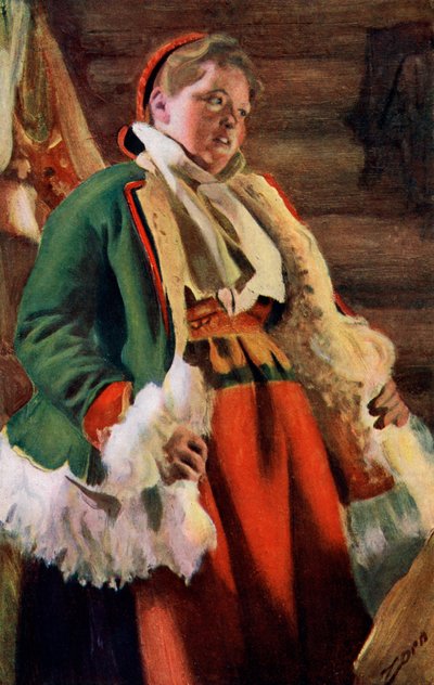 Braskkulla, a Peasant Girl from Moro, 1911-1912 by Anders Leonard Zorn