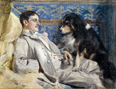 Clarence Barker (died 1896 - American pianist and composer) by Anders Leonard Zorn by Anders Leonard Zorn