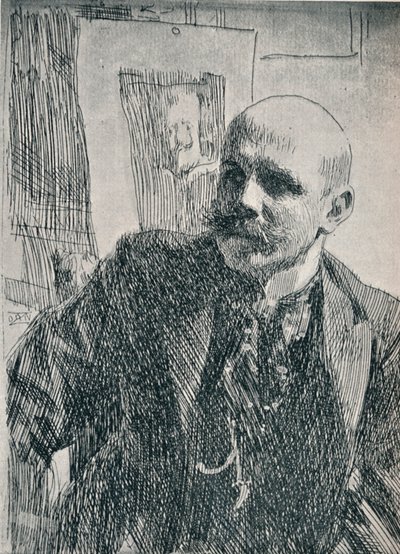 Count Georg von Rosen, Swedish painter by Anders Leonard Zorn