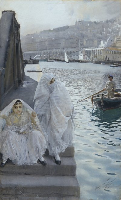 From Algiers Harbor by Anders Leonard Zorn