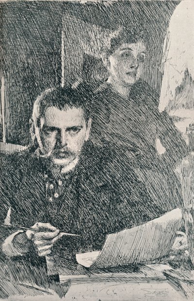 Mr. and Mrs. Zorn by Anders Leonard Zorn