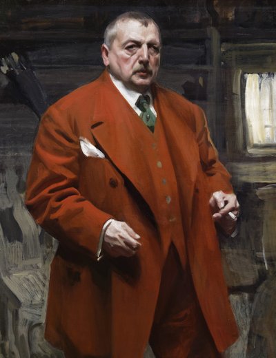 Self-Portrait in Red by Anders Leonard Zorn