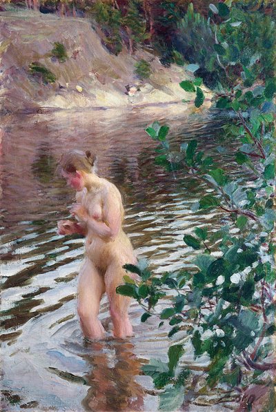 The Cold Stream by Anders Leonard Zorn
