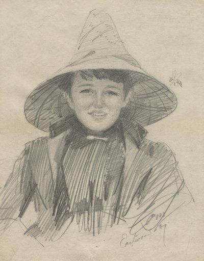 Ada Lymon (Woman in a Large Hat) by Anders Leonard Zorn