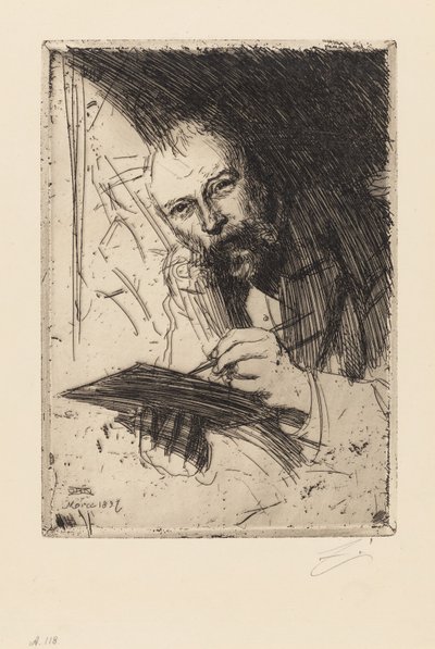 Carl Larsson by Anders Zorn