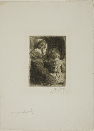 Chess Players by Anders Zorn
