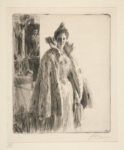 H.R.H. Princess Ingeborg of Sweden II by Anders Leonard Zorn