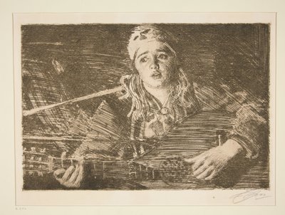 Old Maria by Anders Zorn