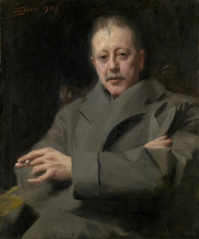 Portrait Study of a Man by Anders Leonard Zorn