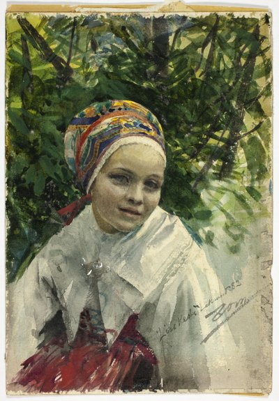 Portrait of a Girl by Anders Leonard Zorn
