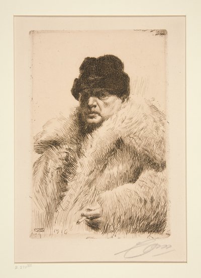 Self-Portrait 1916 by Anders Zorn
