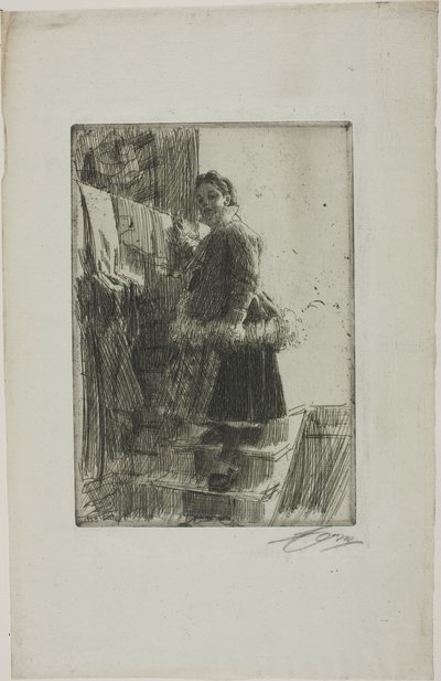 The Storehouse by Anders Leonard Zorn
