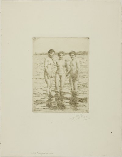 The Three Graces by Anders Leonard Zorn