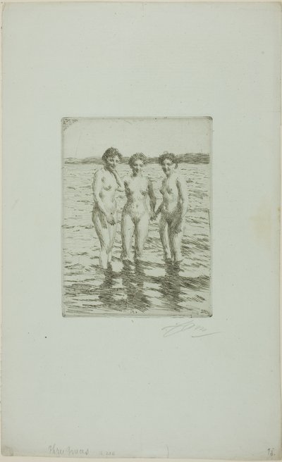 The Three Graces by Anders Leonard Zorn