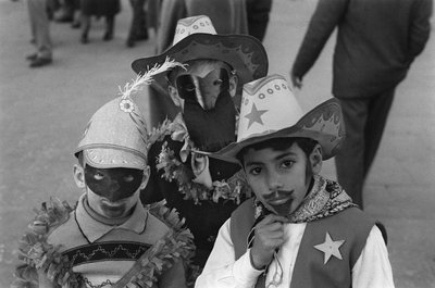 Children in Mask, Crotone by Ando Gilardi