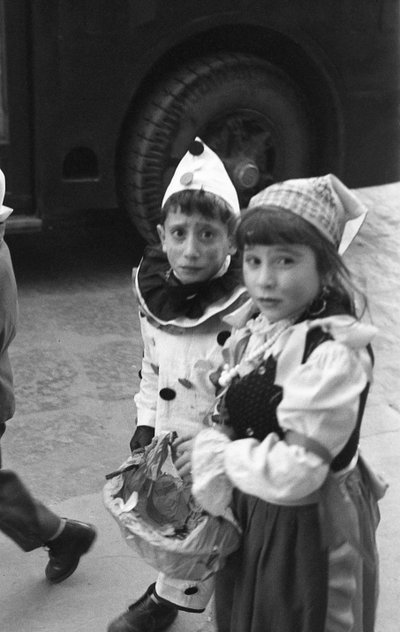 Masked Children in Crotone, Crotone by Ando Gilardi