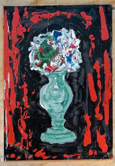 Study for Still Life with Red Stains by Ando Gilardi