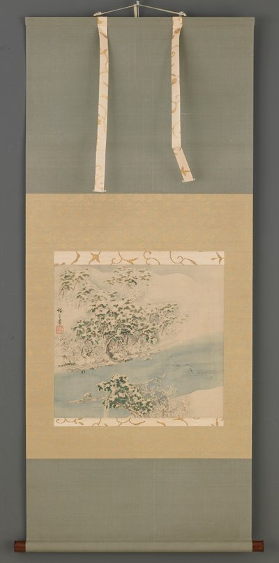 Arashiyama in Snow by Ando Hiroshige