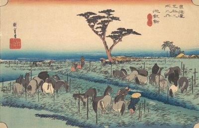 Chiriu, Station No. 40 by Ando Hiroshige