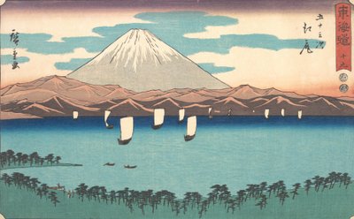 Ejiri, Number 19, from the Series Fifty-Three Stations of the Tokaido Road by Ando Hiroshige