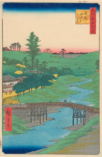 Furukawa River, Hiroo, from the Series One Hundred Famous Views of Edo by Ando Hiroshige
