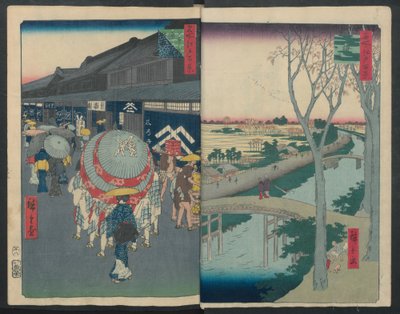 Hatsune Riding Ground by Ando Hiroshige