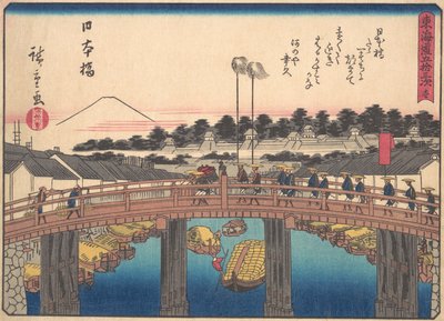 Nihonbashi, from the series The Fifty-three Stations of the Tokaido Road, early 20th century by Ando Hiroshige