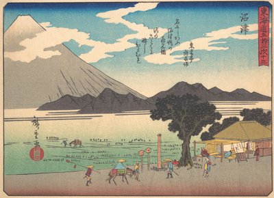 Numazu, from the series The Fifty-three Stations of the Tokaido Road by Ando Hiroshige