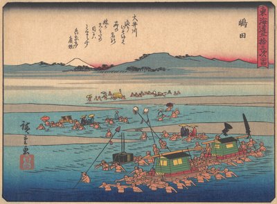 Shimada, from the series The Fifty-three Stations of the Tokaido Road, early 20th century by Ando Hiroshige