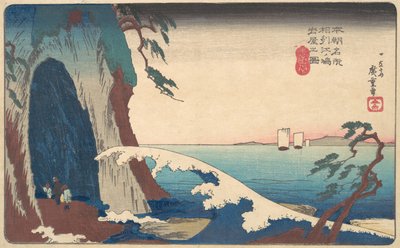 Soshu, Enoshima Iwaya no Zu, ca. 1830 by Ando Hiroshige
