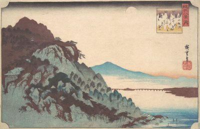 The Autumn Moon at Ishiyama on Lake Biwa, ca. 1835 by Ando Hiroshige