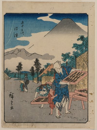 The Fifty-Three Stations of the Tokaido: Numazu, c. 1850 by Ando Hiroshige