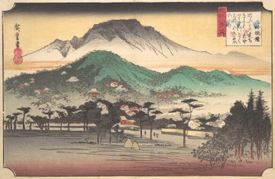 Vesper Bells at Mii Temple, ca. 1832 by Ando Hiroshige