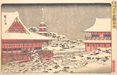 Year End Fair at Kinryuzan Temple, ca. 1836 by Ando Hiroshige