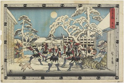 Act 5 by Ando or Utagawa Hiroshige