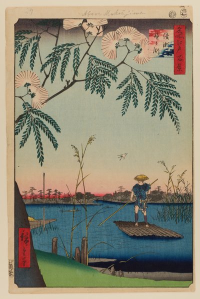 Ayase River and Kanegafuchi by Ando or Utagawa Hiroshige