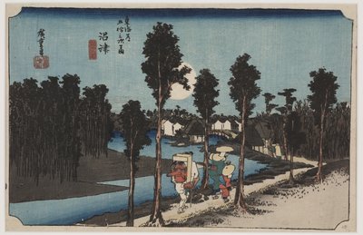 Dusk by Ando or Utagawa Hiroshige